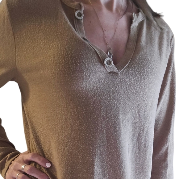 Womens MD BiBi Top, Camel - Picture 3 of 4